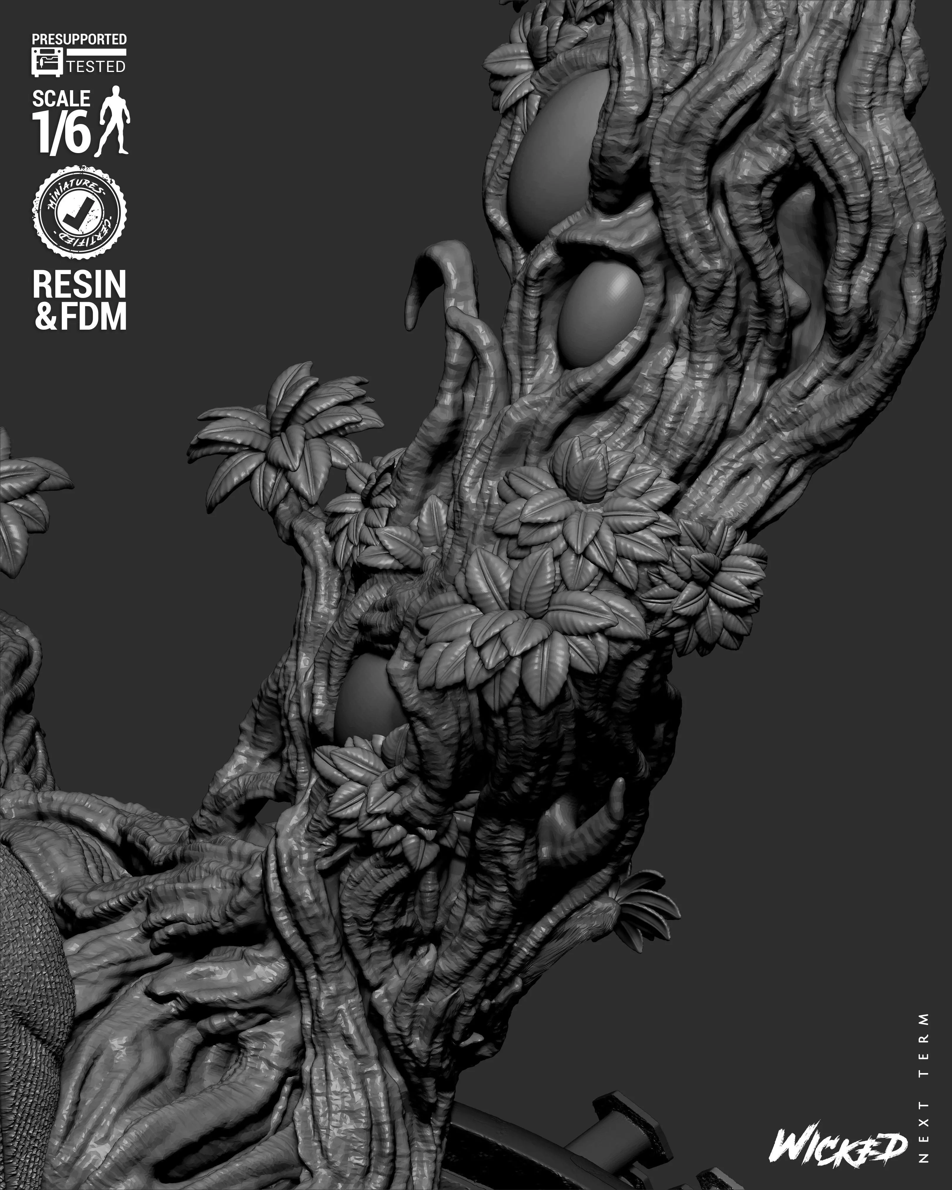 Wicked Marvel Professor X Sculpture  3D print model_32