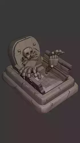 Tombstone Clash Royale 3D print model