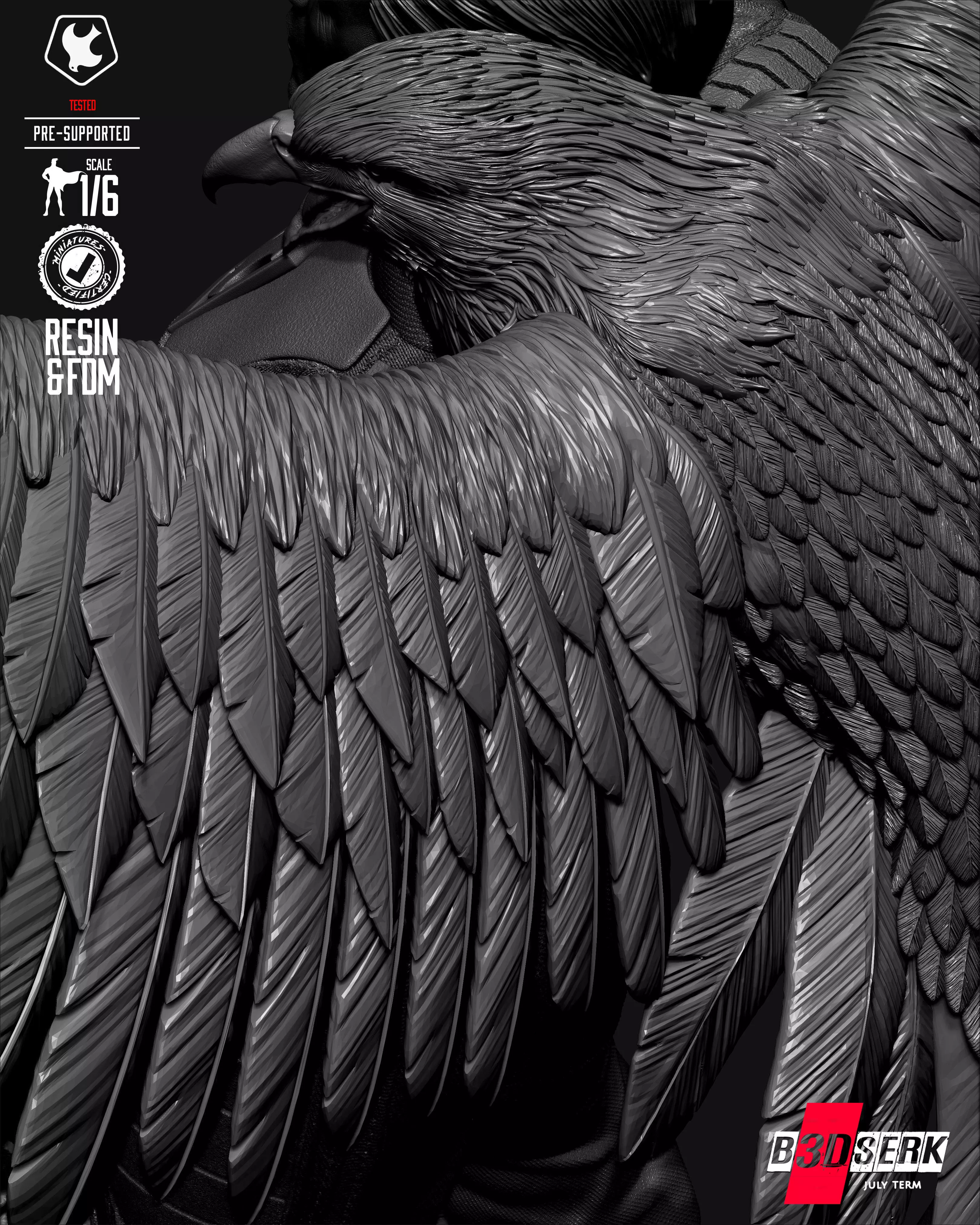 B3DSERK Peace Maker Sculpture 3D print model_36