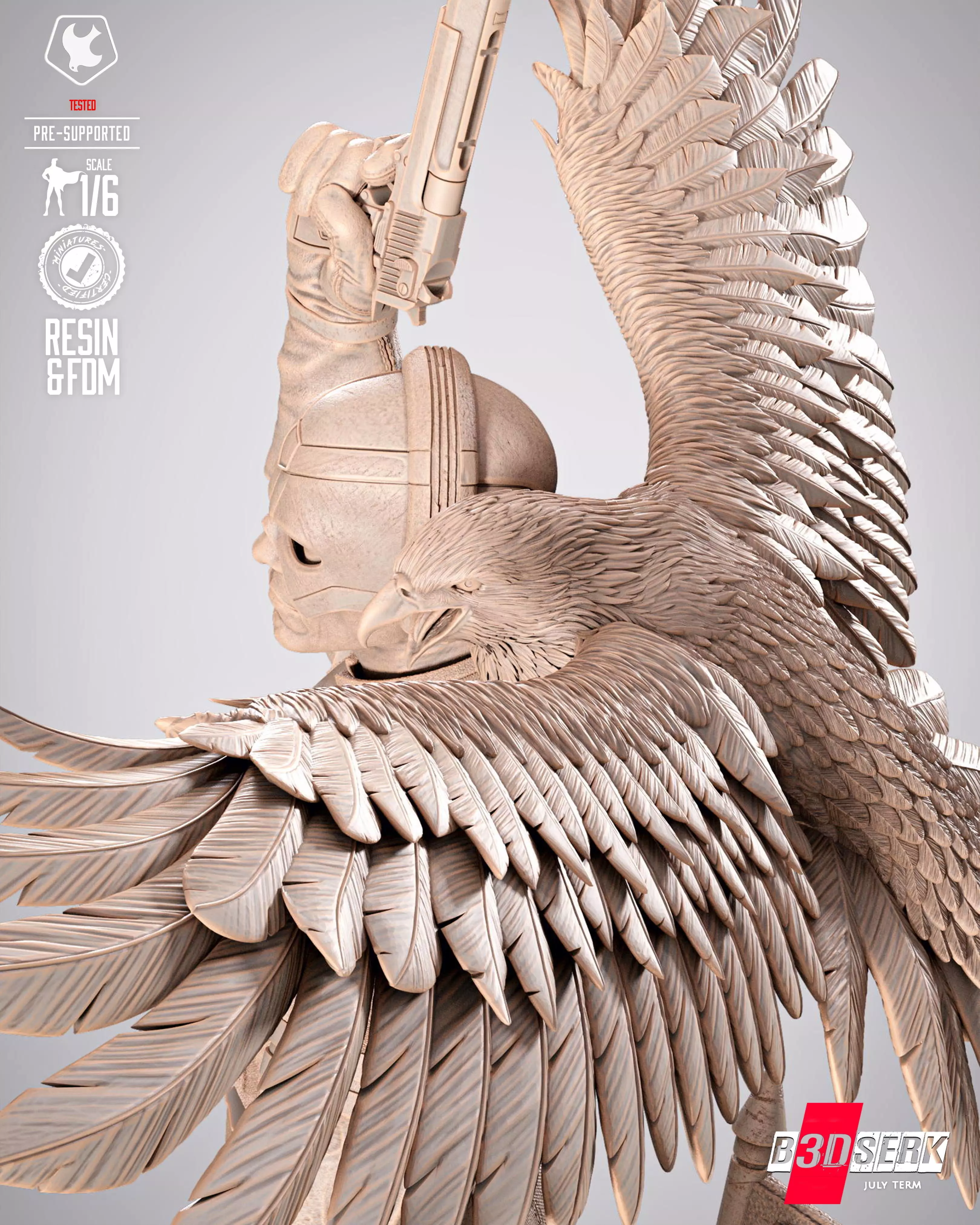 B3DSERK Peace Maker Sculpture 3D print model_14