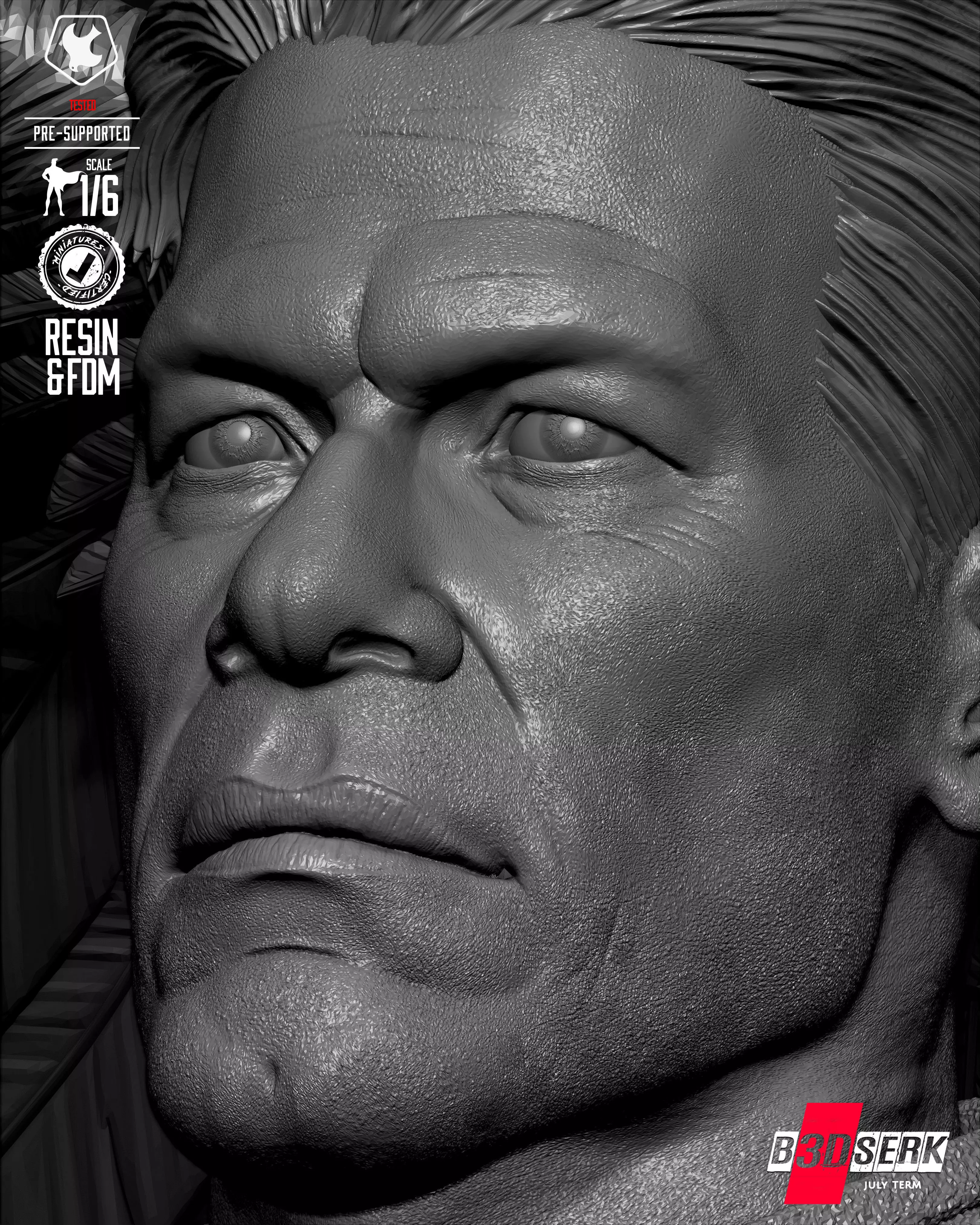 B3DSERK Peace Maker Sculpture 3D print model_38