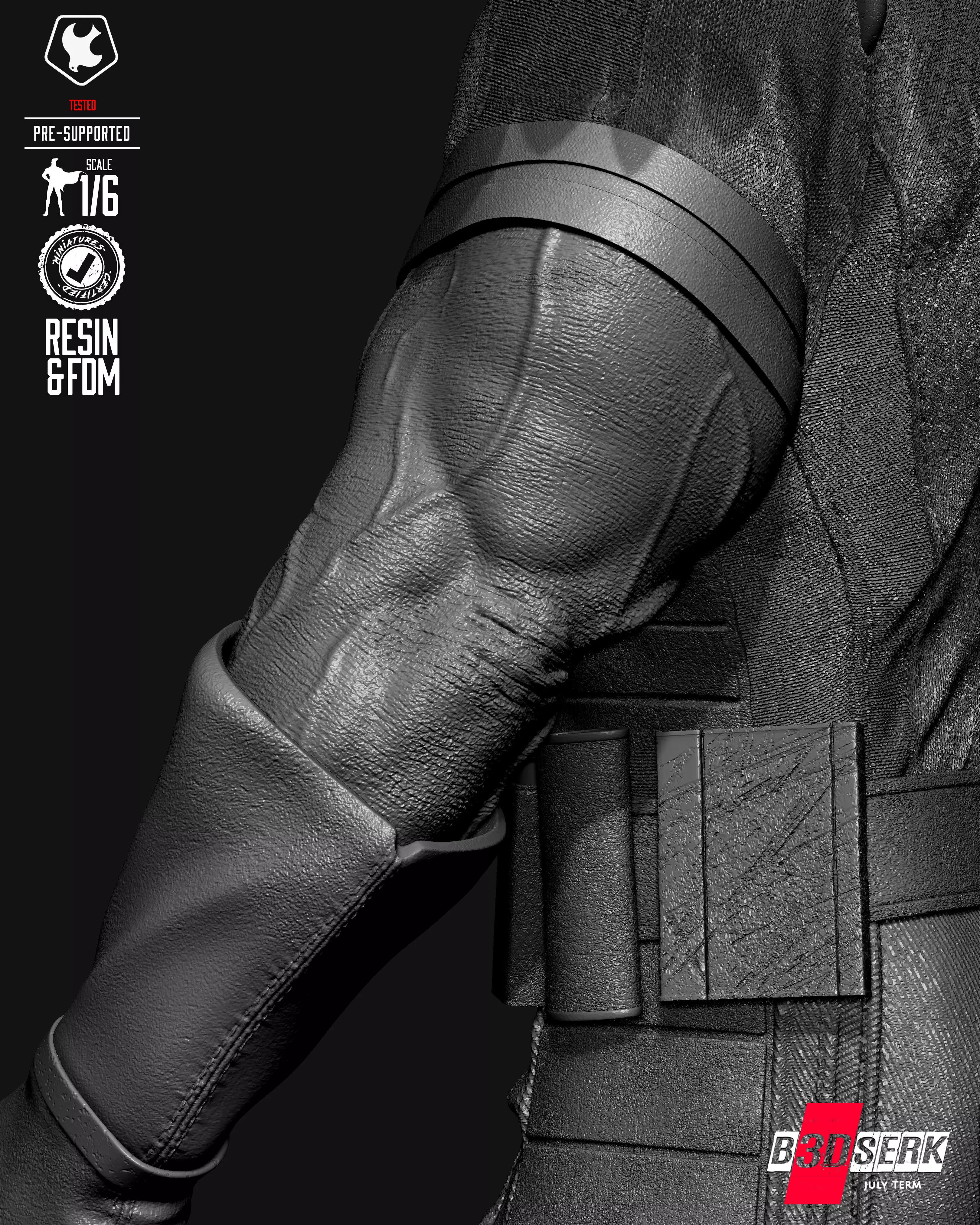 B3DSERK Peace Maker Sculpture 3D print model_34