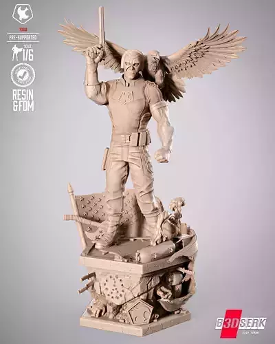B3DSERK Peace Maker Sculpture
