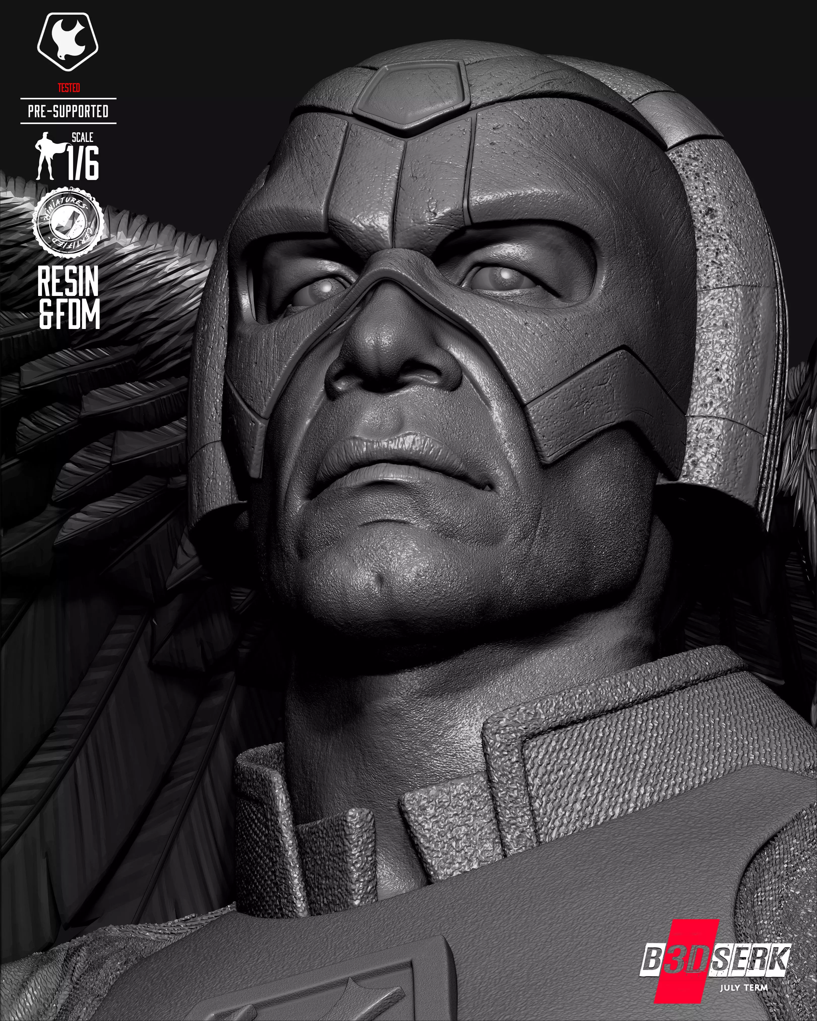 B3DSERK Peace Maker Sculpture 3D print model_45