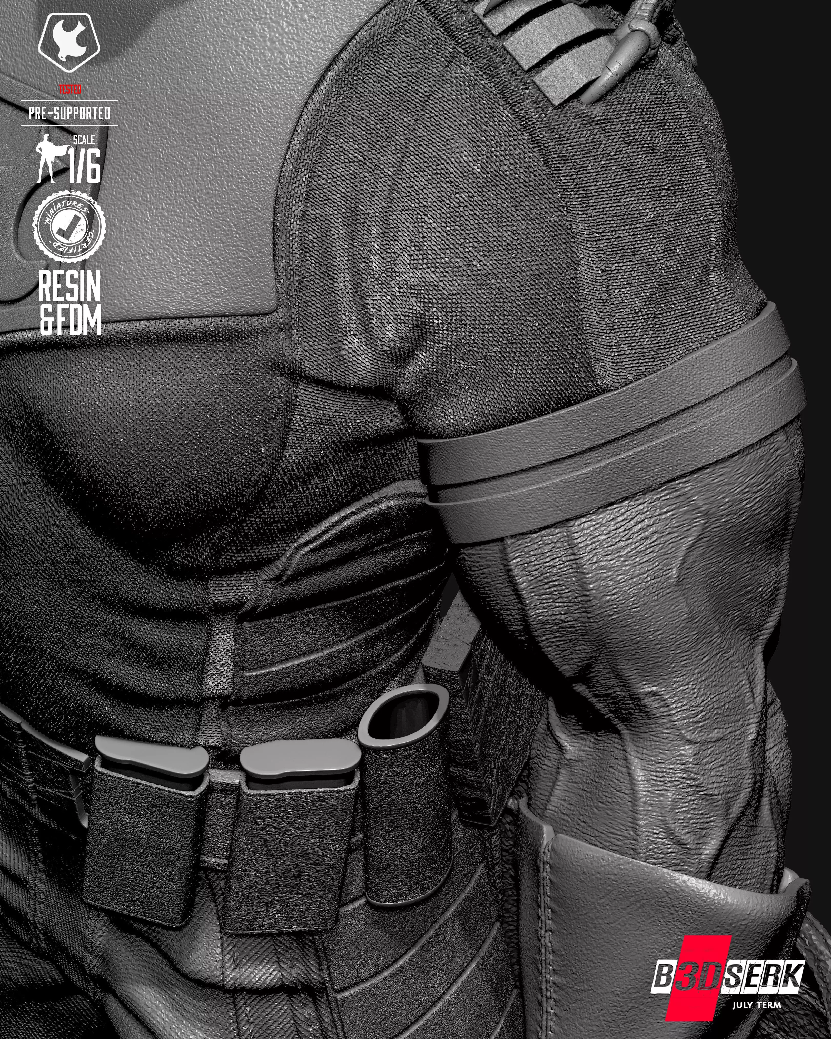 B3DSERK Peace Maker Sculpture 3D print model_25