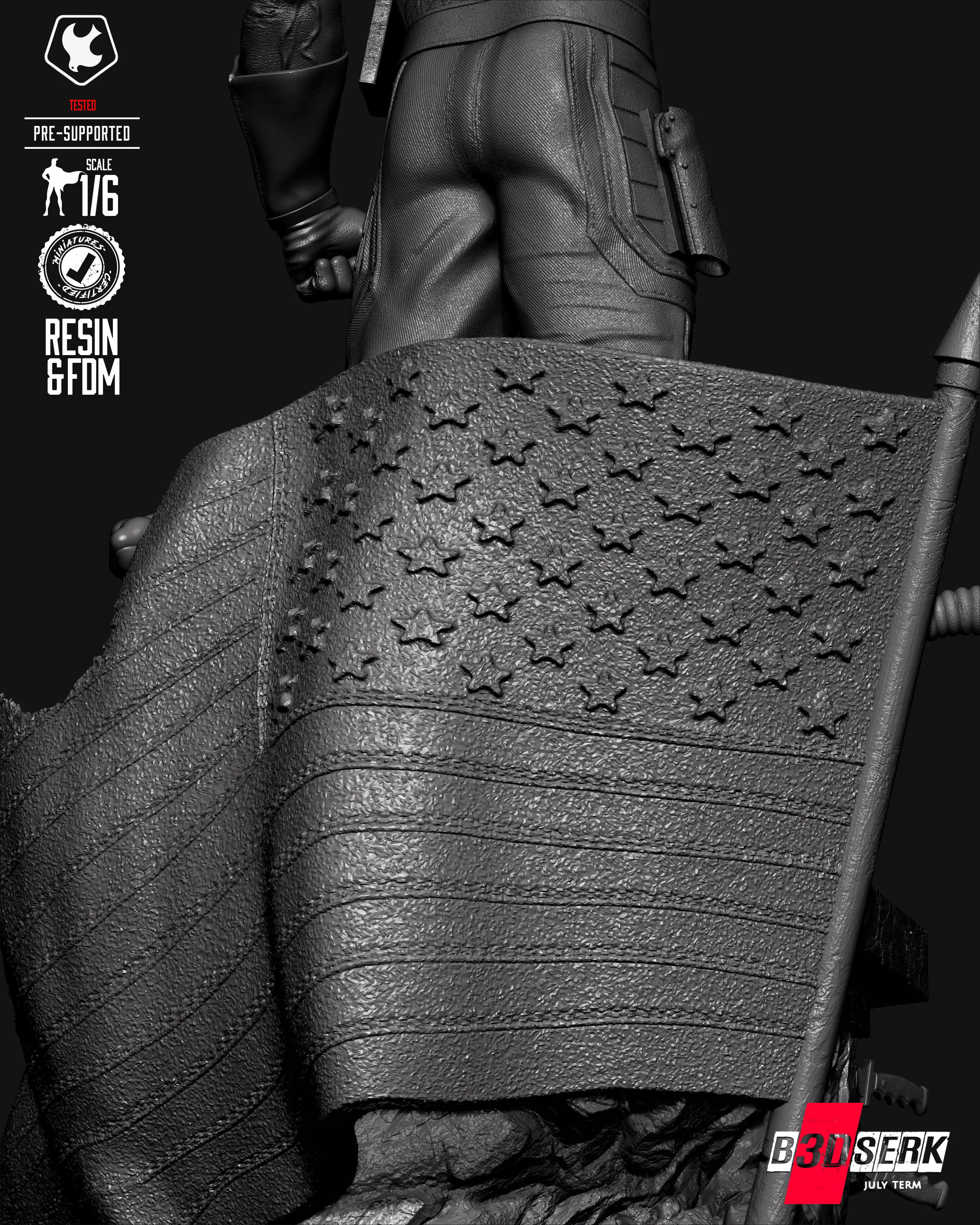 B3DSERK Peace Maker Sculpture 3D print model_52