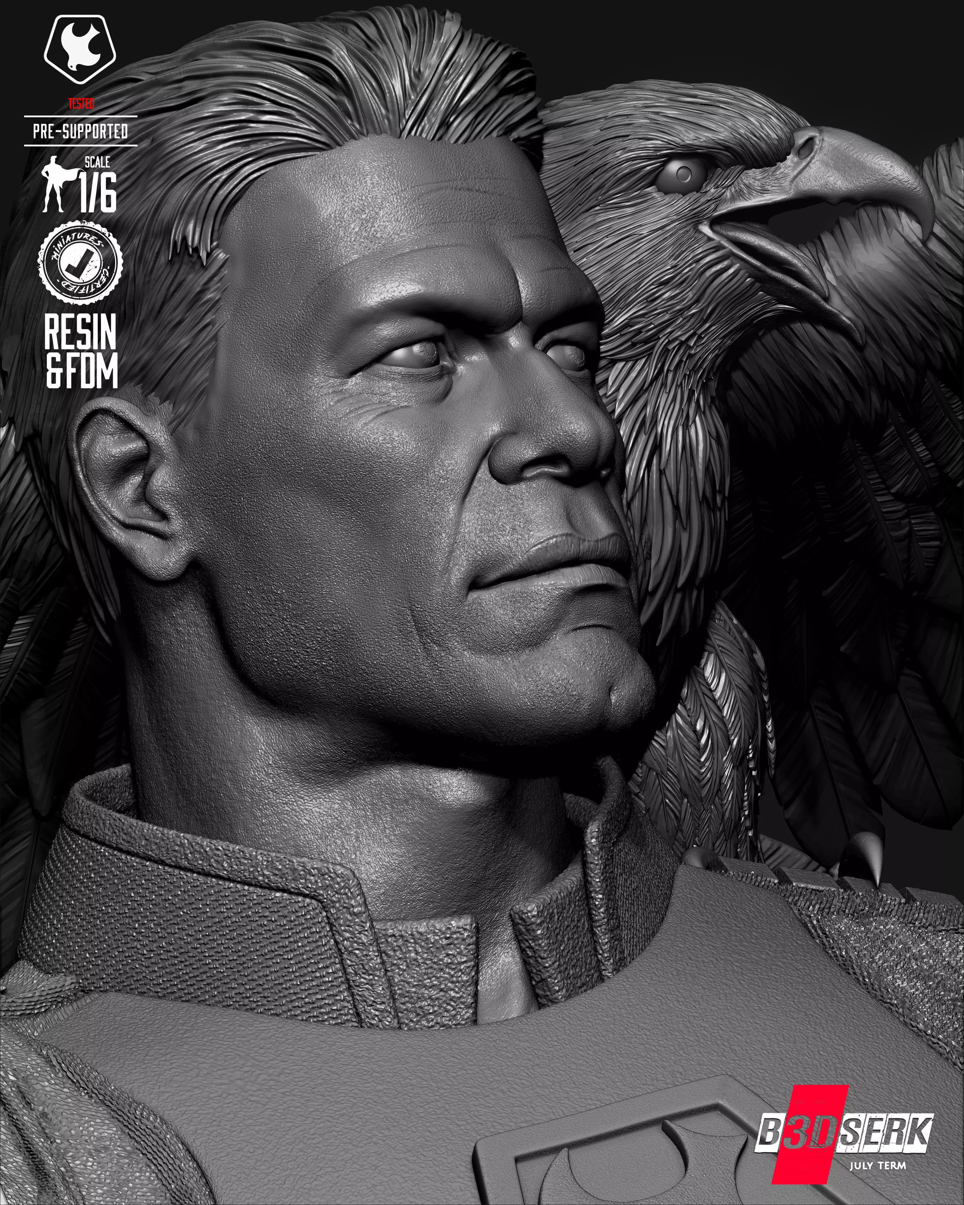 B3DSERK Peace Maker Sculpture 3D print model_40