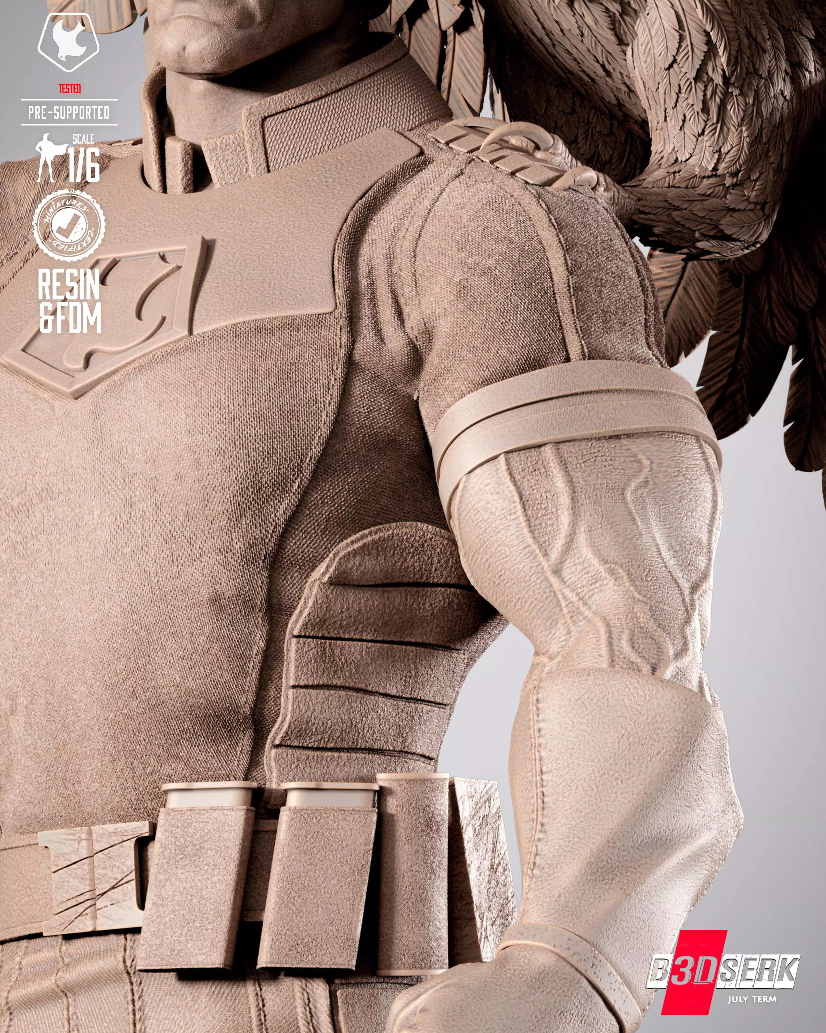 B3DSERK Peace Maker Sculpture 3D print model_5