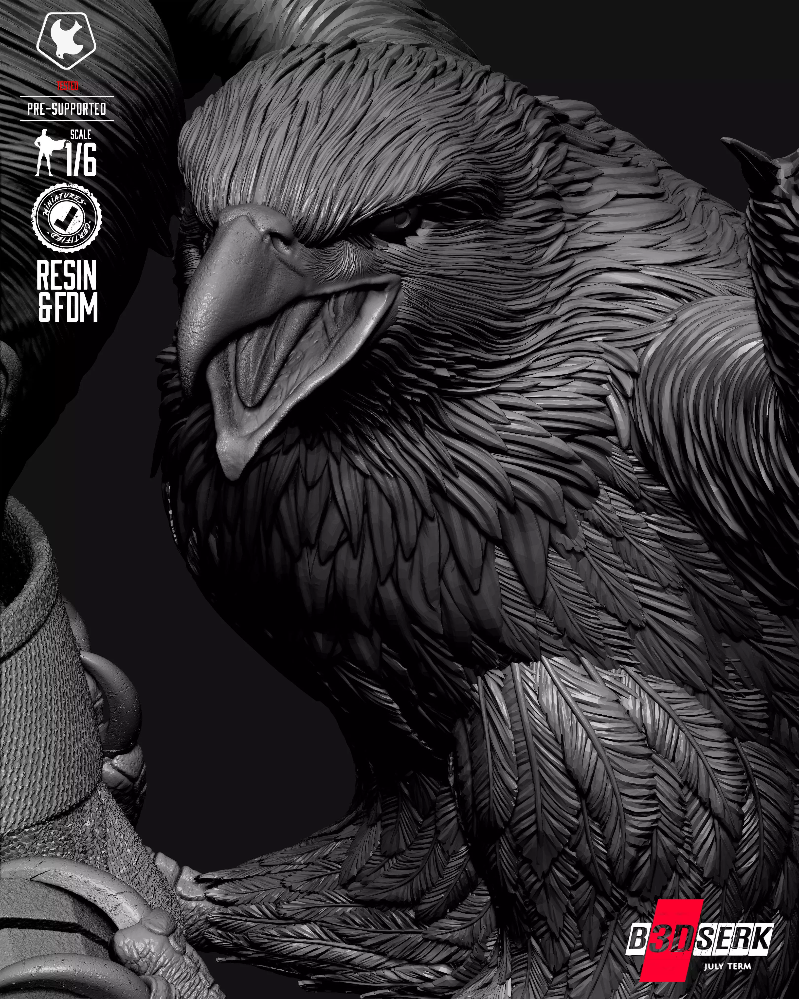 B3DSERK Peace Maker Sculpture 3D print model_26