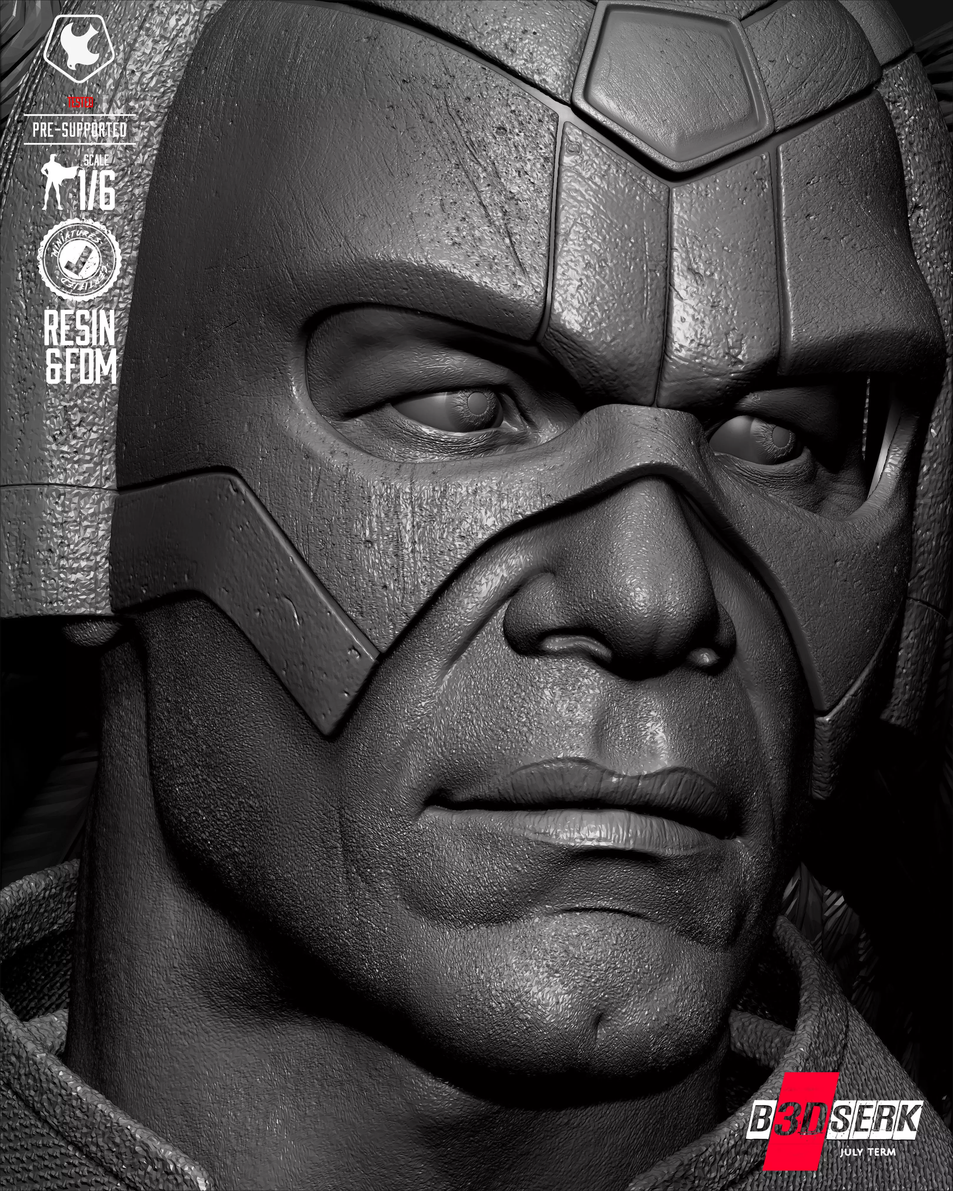 B3DSERK Peace Maker Sculpture 3D print model_51