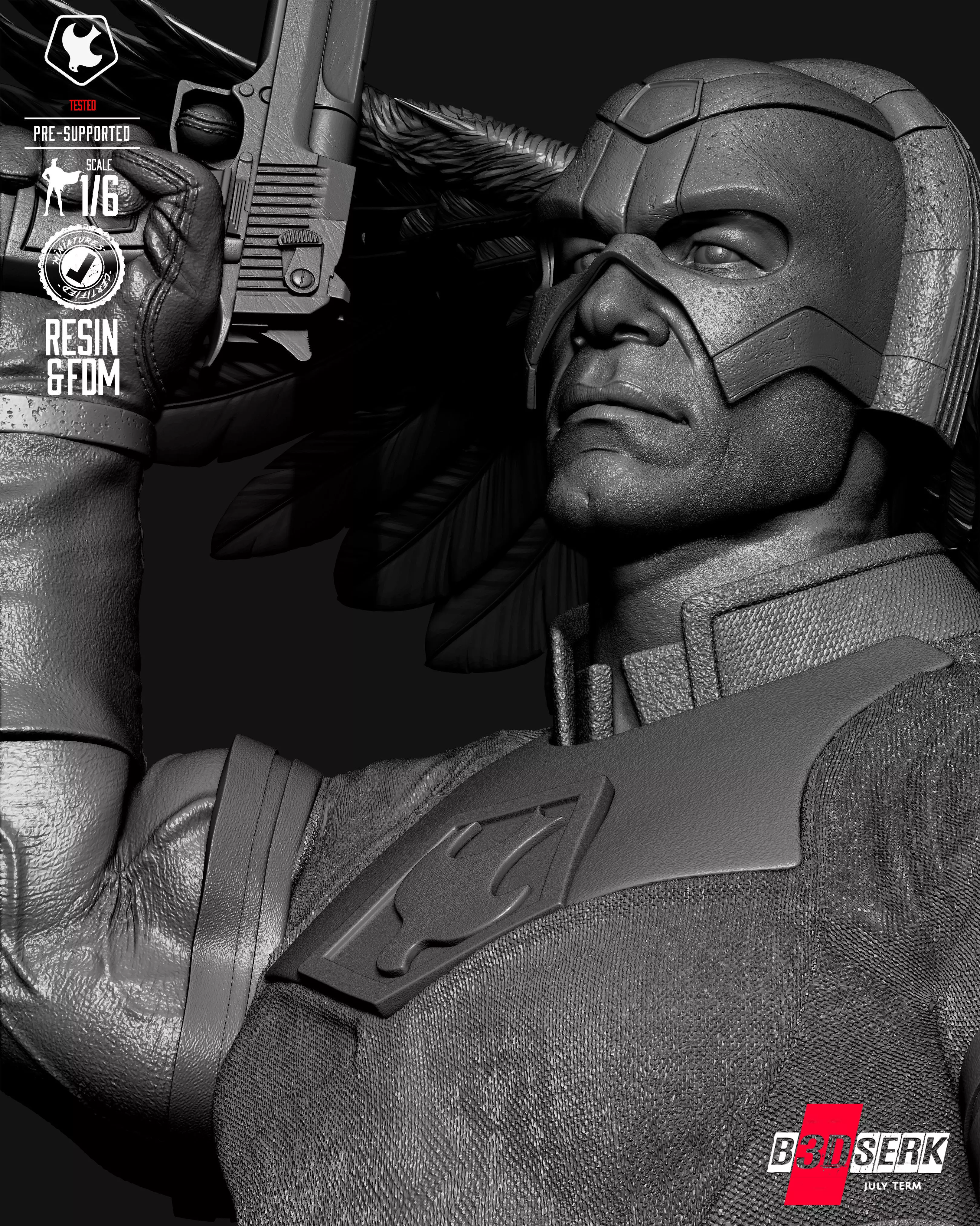 B3DSERK Peace Maker Sculpture 3D print model_47