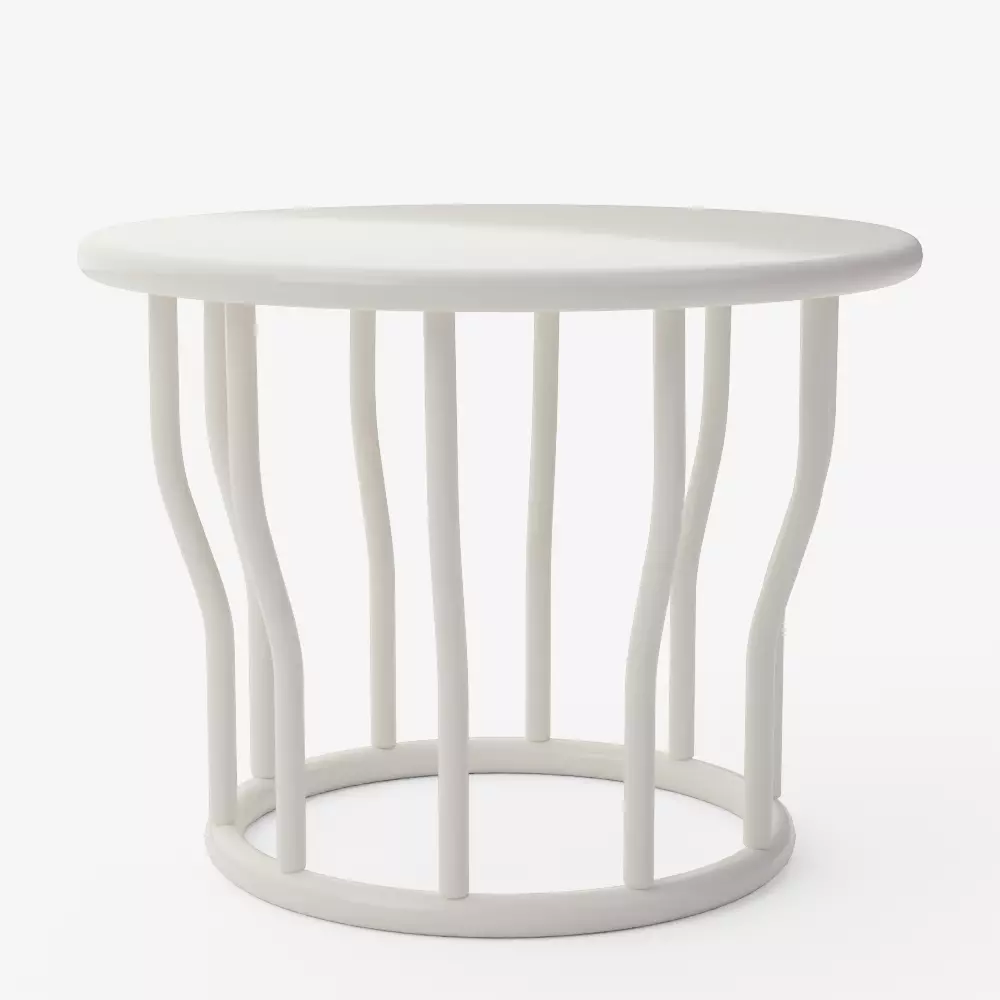 Lewis Coffee Table White 3D model_3