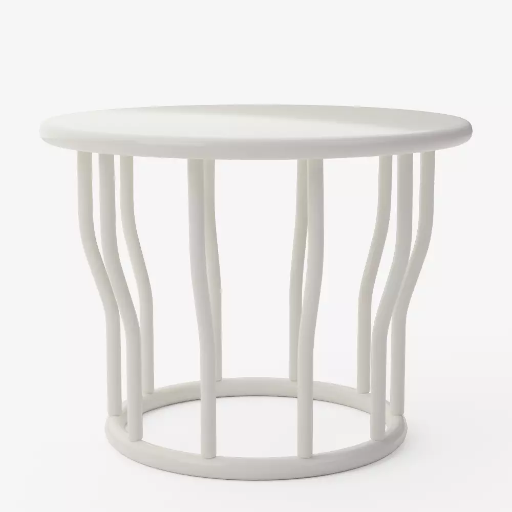 Lewis Coffee Table White 3D model_0