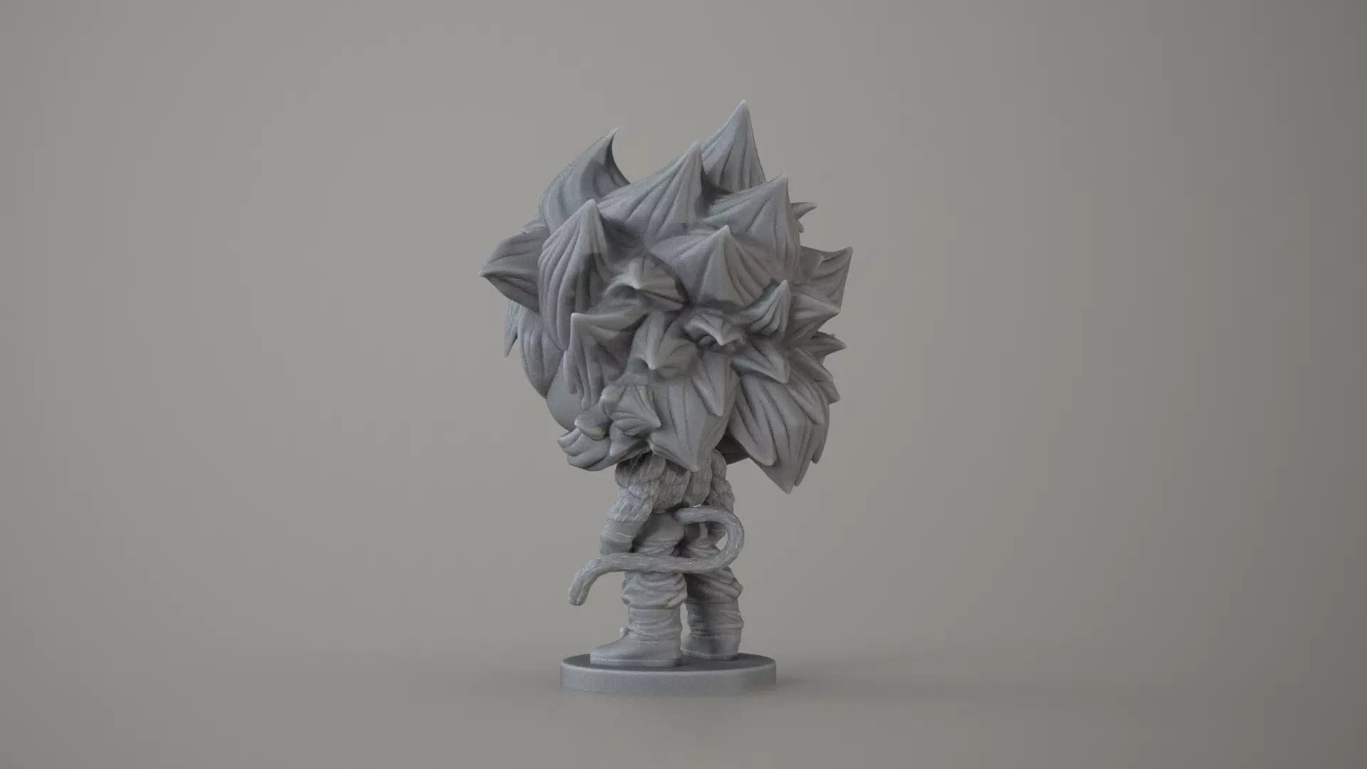 Goku Super Saiyan 4 Funko Pop Style Dragon Ball 3D print model_13