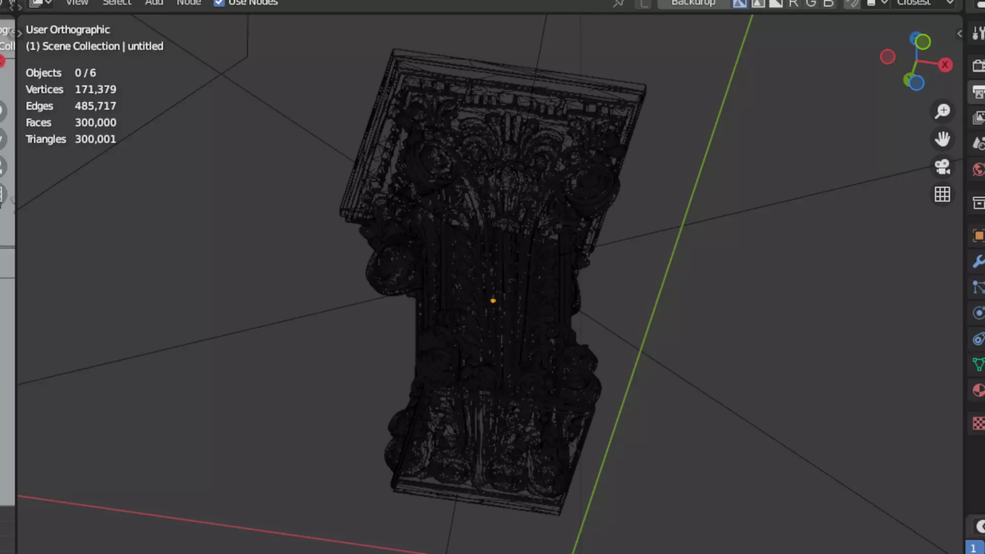 Column capital classic decorative ornament cnc 3d printing 04 3D print model_5