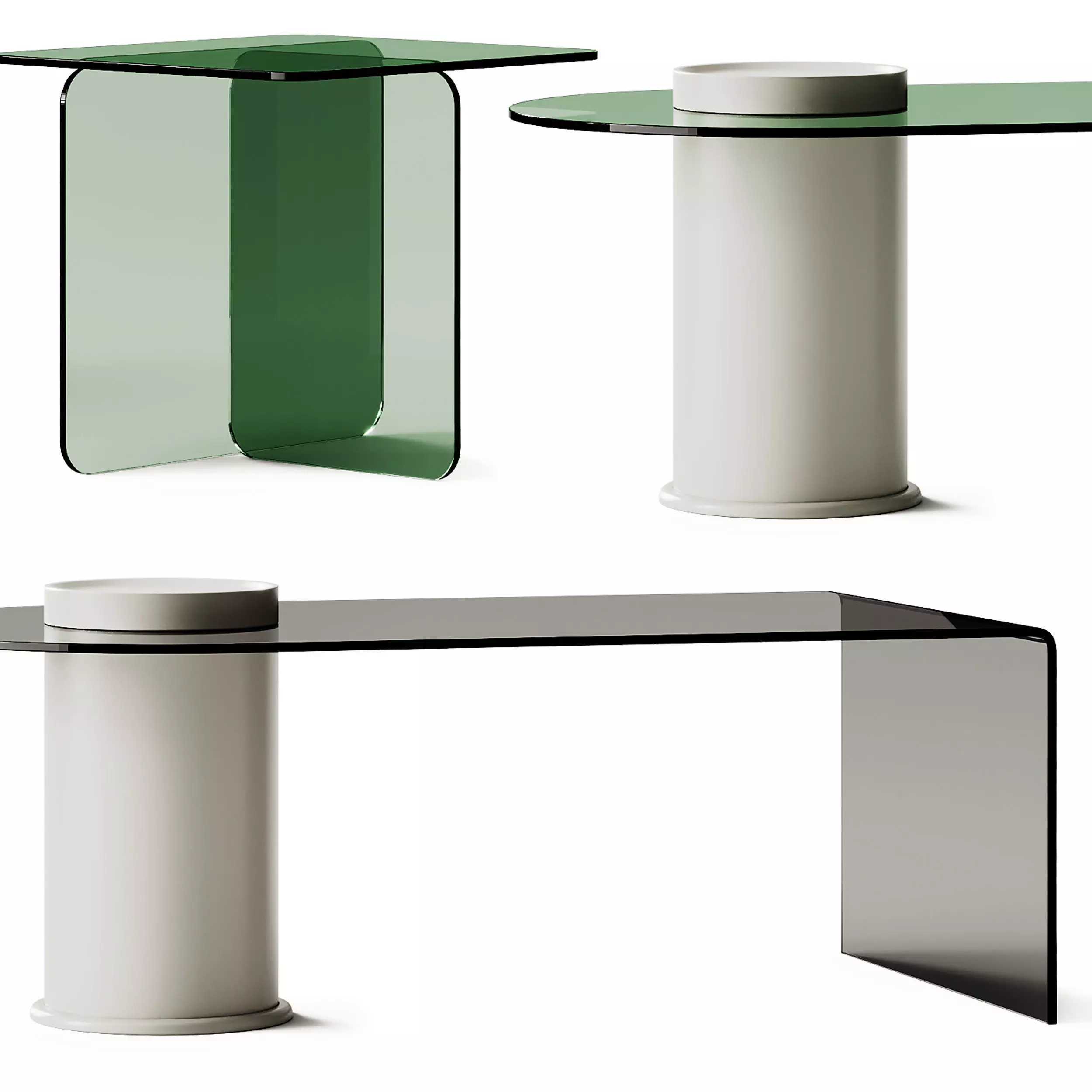 Sklum Soloy and Eliana Coffee Tables 3D model_5