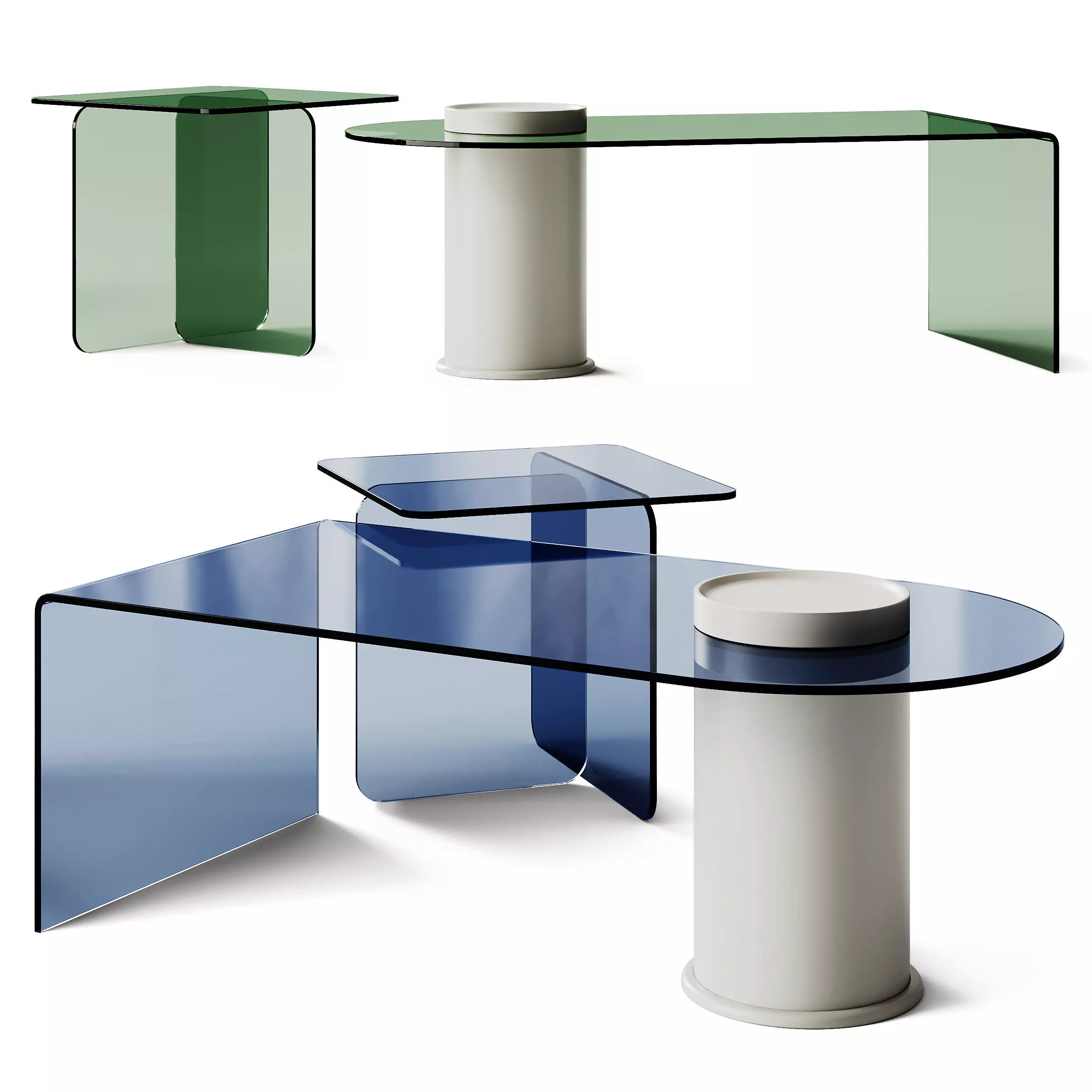 Sklum Soloy and Eliana Coffee Tables 3D model_3