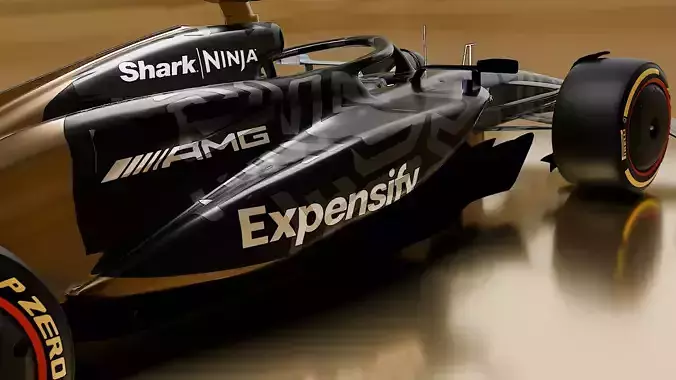   APX GP F1 Car RIGGED 3D Model  3D model