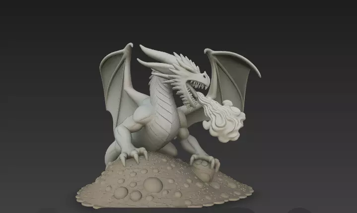 Wrath Incarnate - The Sculptured Ancient Dragon 3D model_4