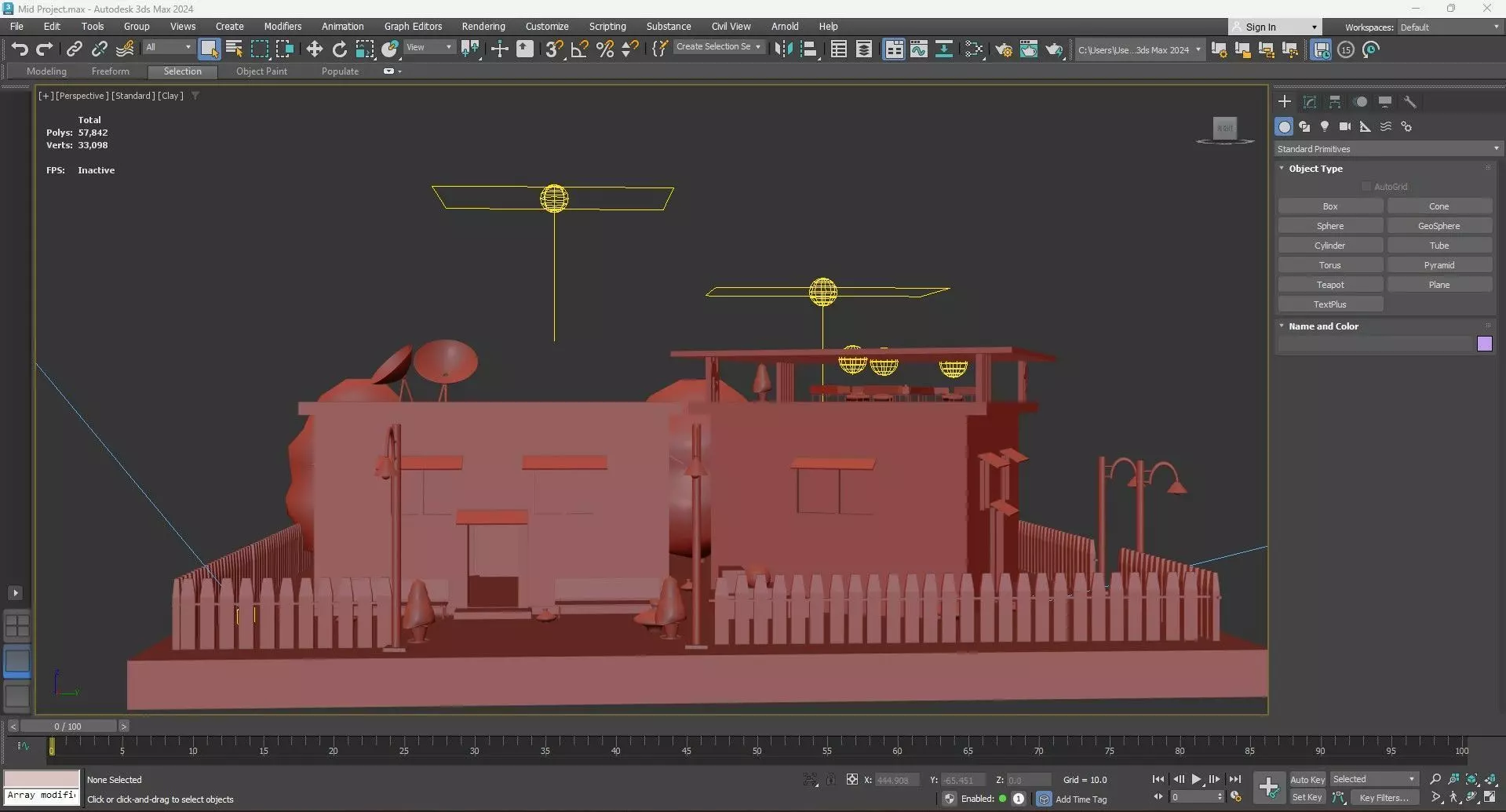 Cozy House Environment  Stylized Low Poly Scene Low-poly 3D model_15