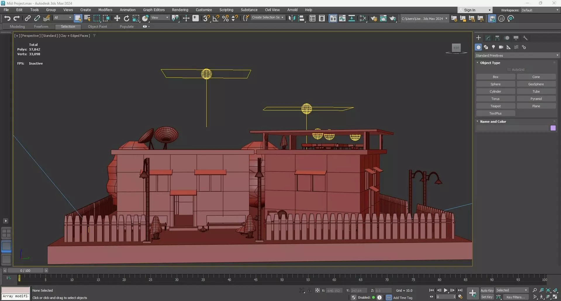 Cozy House Environment  Stylized Low Poly Scene Low-poly 3D model_13