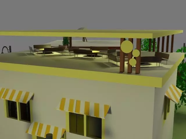 Cozy House Environment  Stylized Low Poly Scene Low-poly 3D model_8