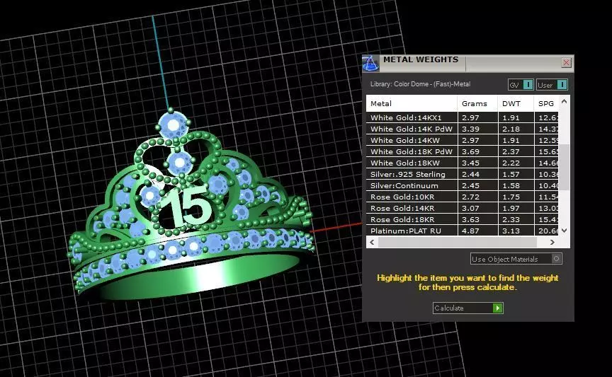 Ring 15 Years Crown - Anillo 15 Anios Corona 3D print model_20