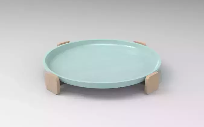 Duka Tray  Low-poly 3D model