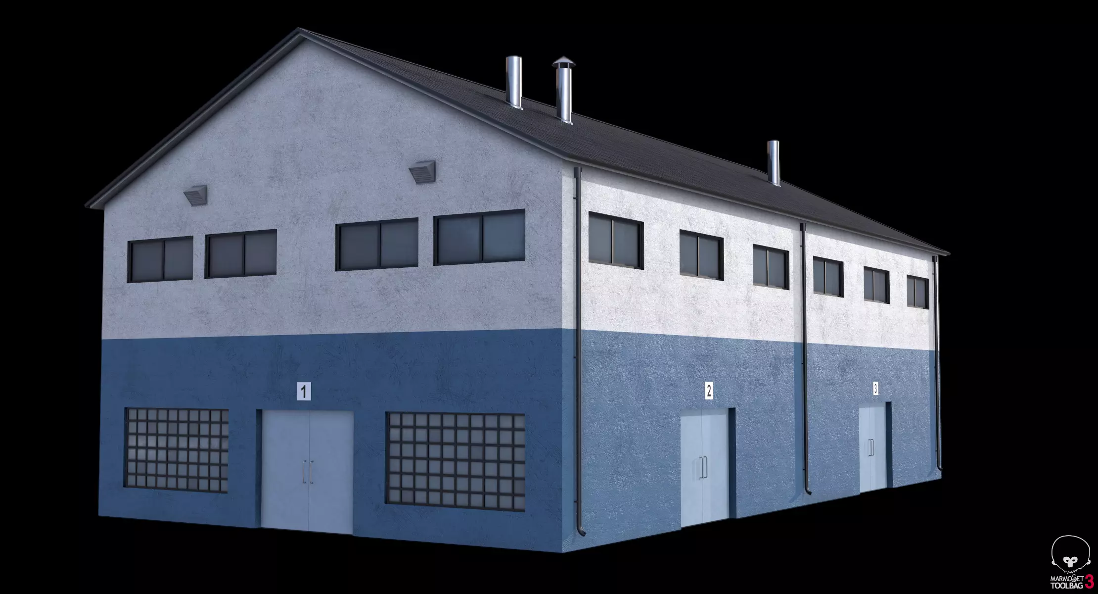 3 Industrial Buildings Collection _10