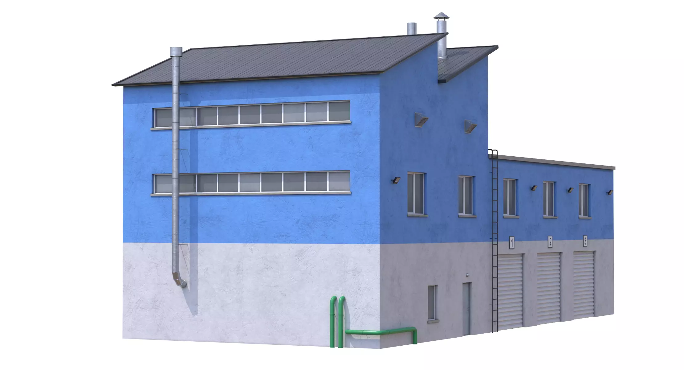 3 Industrial Buildings Collection _13