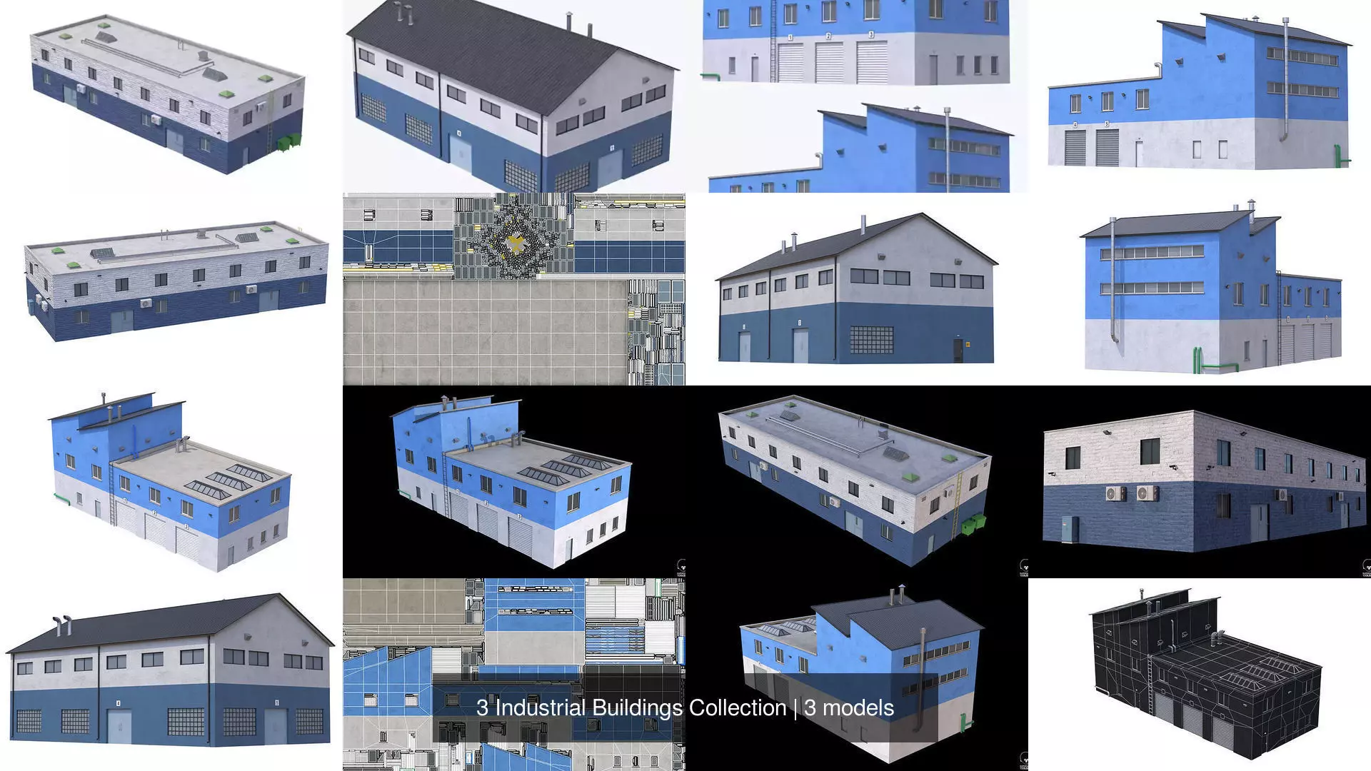 3 Industrial Buildings Collection _1