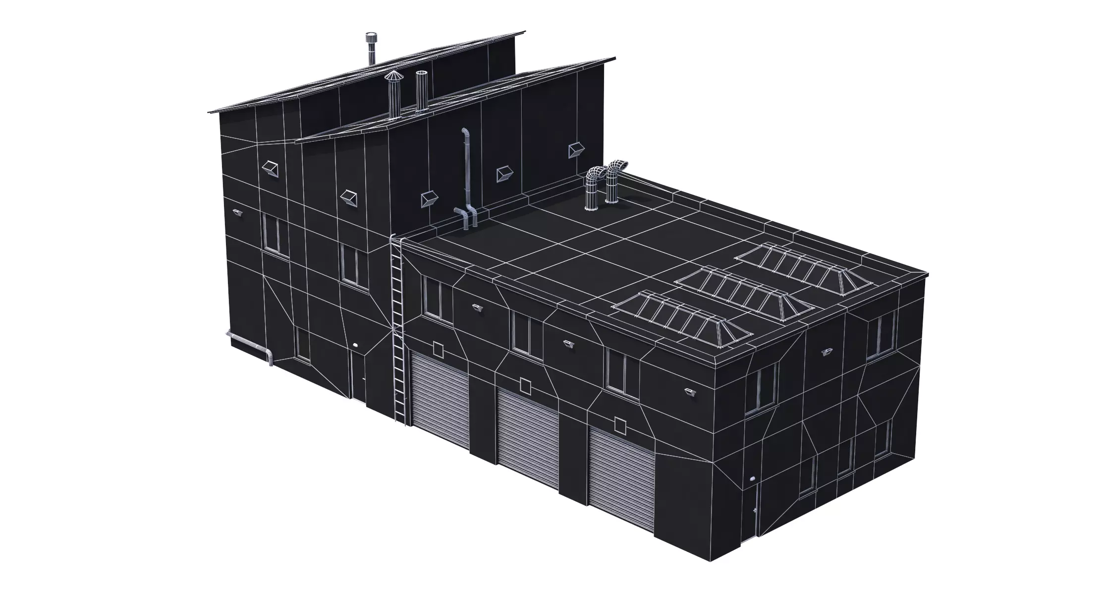 3 Industrial Buildings Collection _16