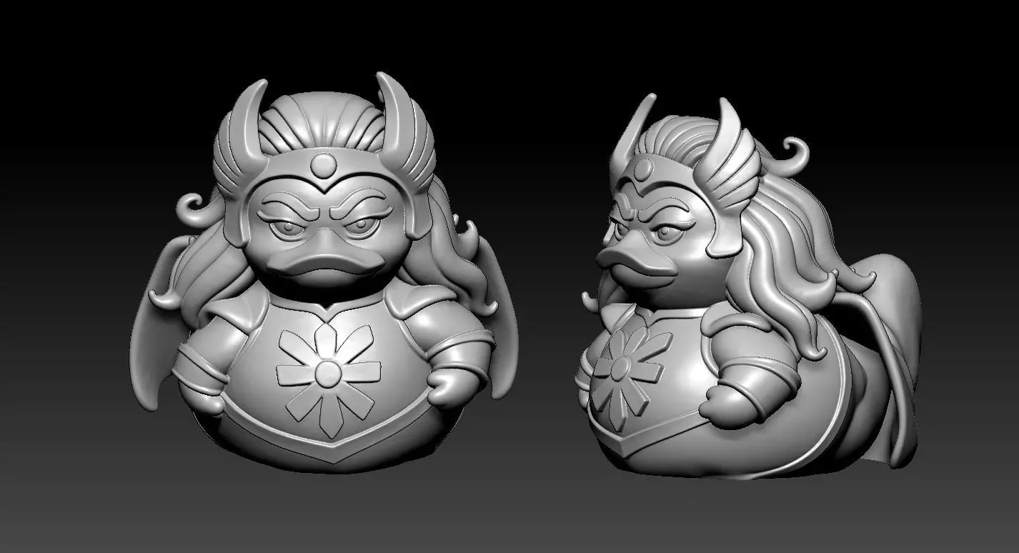 Rubber Duck - Shera model - 3d print 3D print model_3