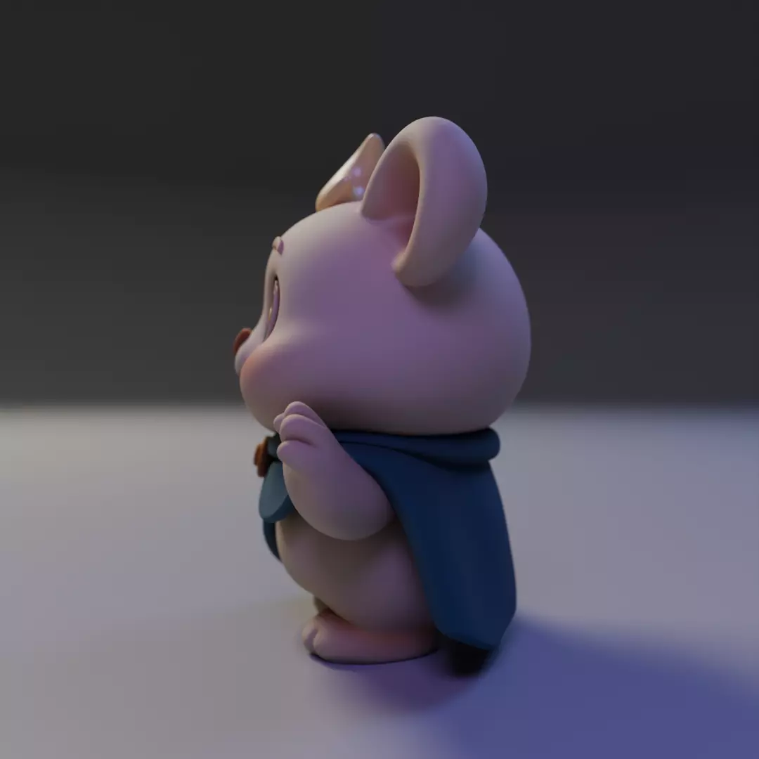 cute friend 3D print model_4