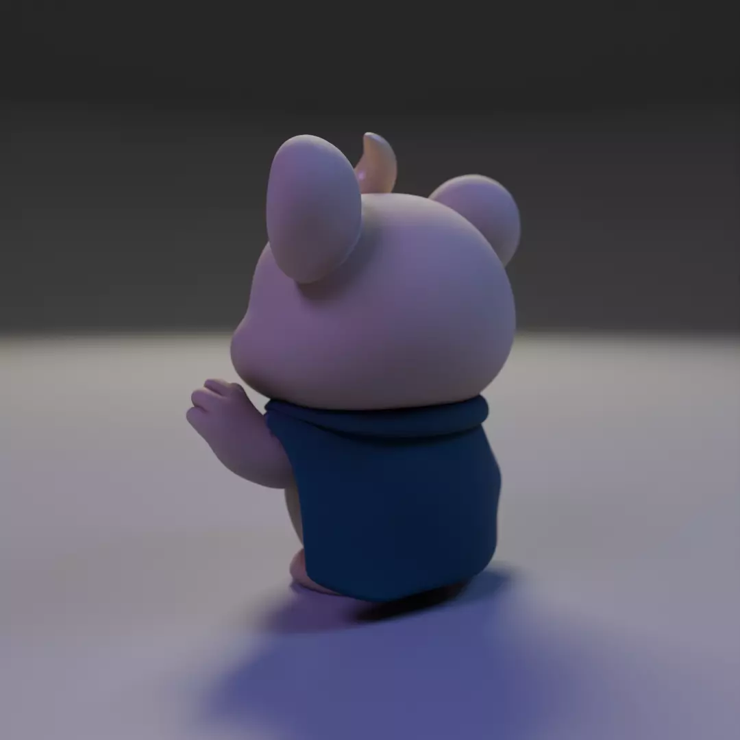 cute friend 3D print model_12