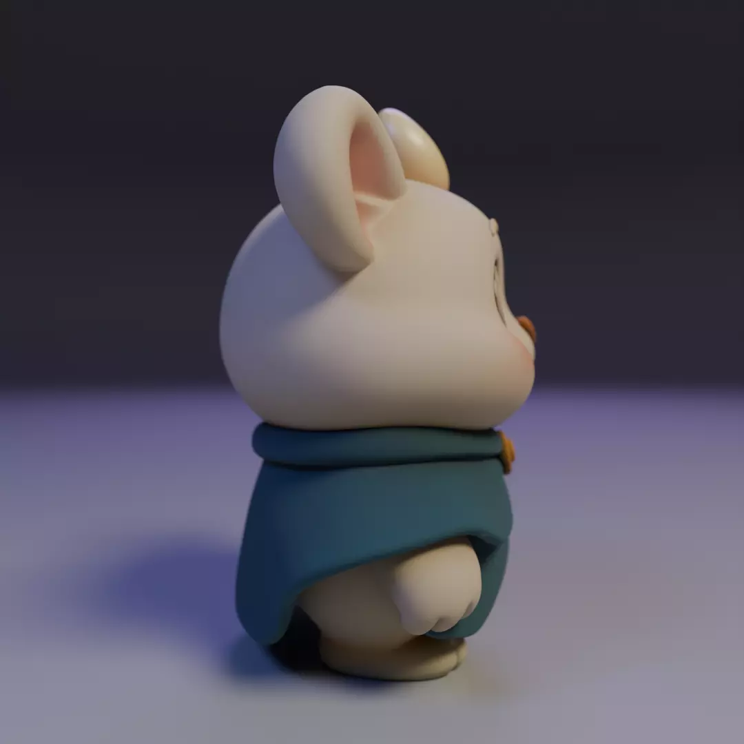 cute friend 3D print model_2