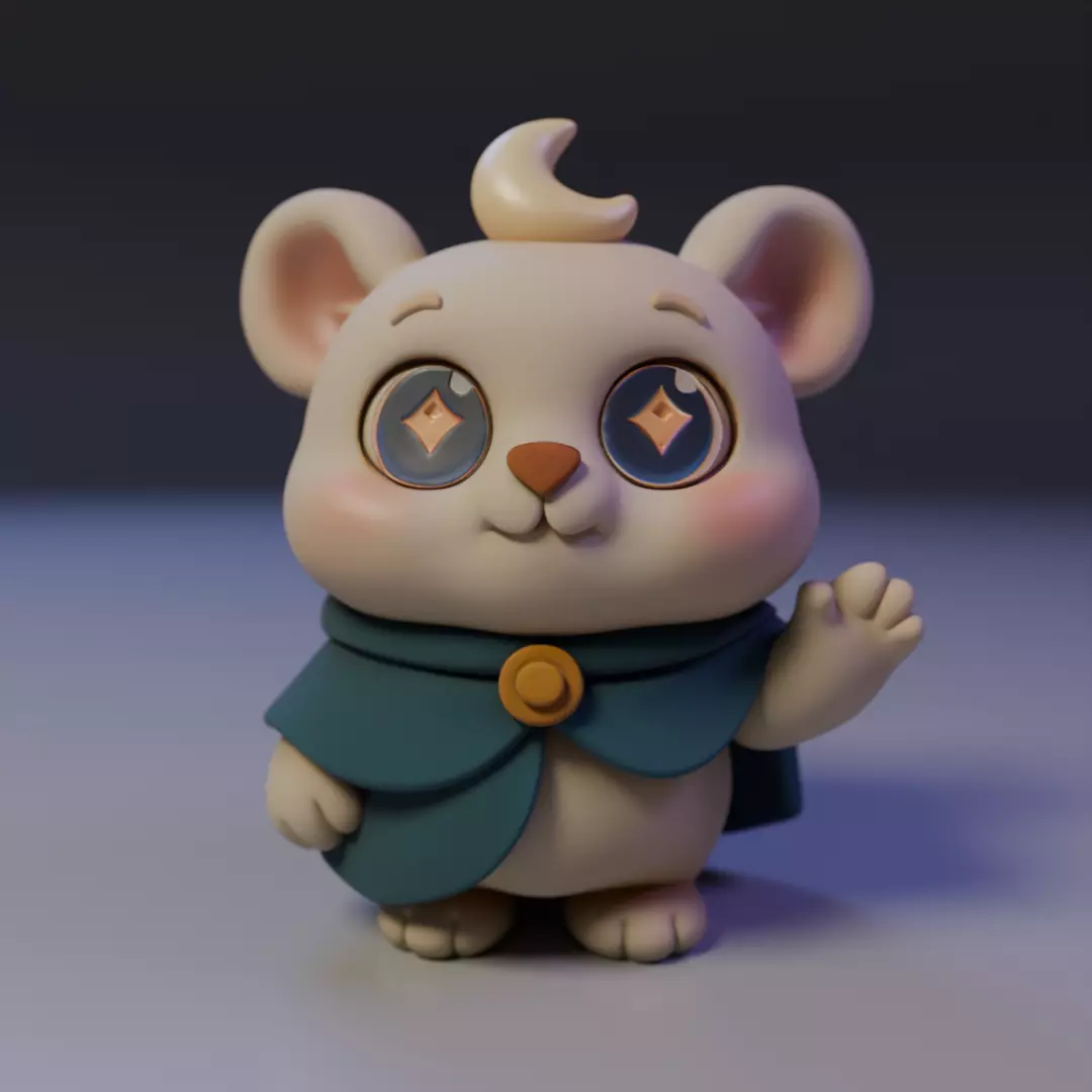 cute friend 3D print model_16
