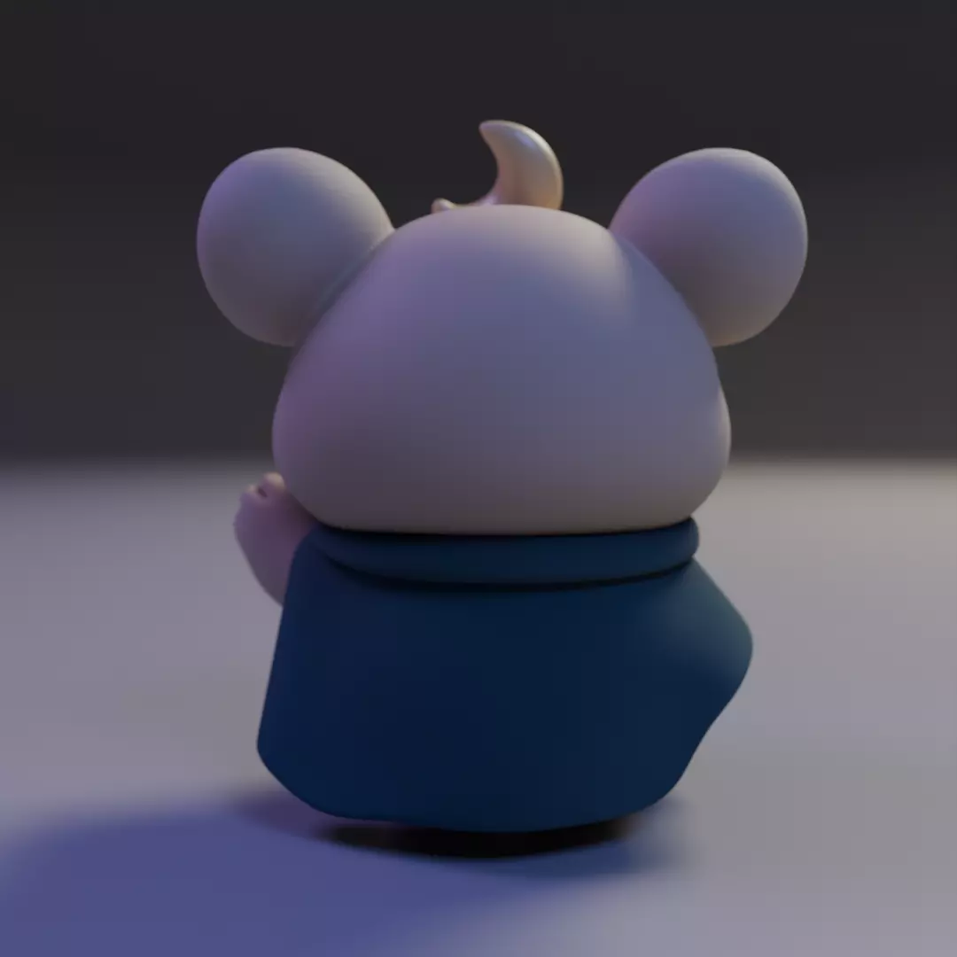 cute friend 3D print model_6