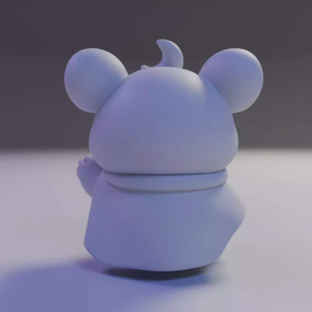 cute friend 3D print model_5