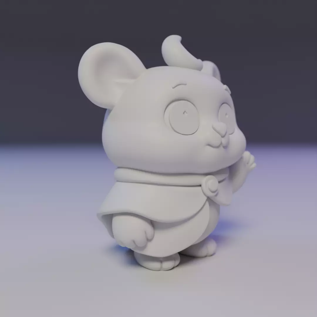 cute friend 3D print model_7