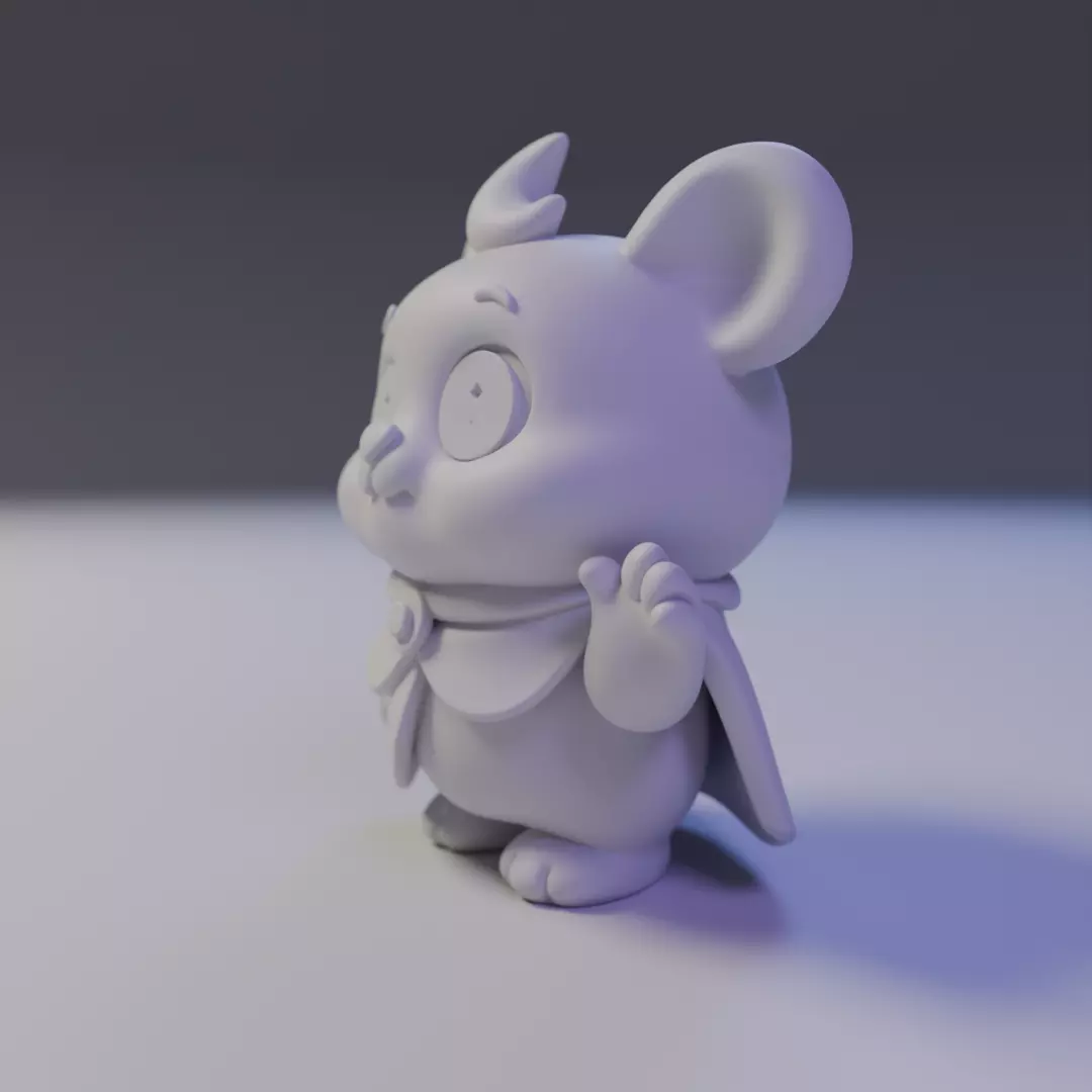 cute friend 3D print model_9