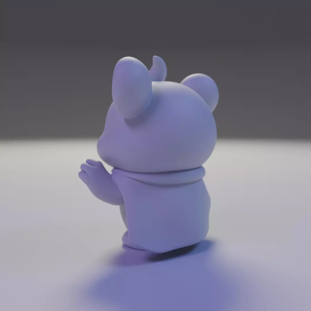 cute friend 3D print model_11