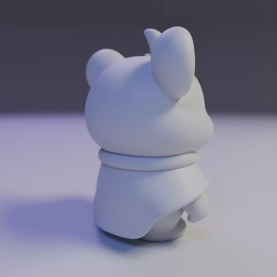 cute friend 3D print model_13