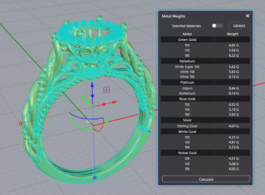 Verragio ring 3D print model_4