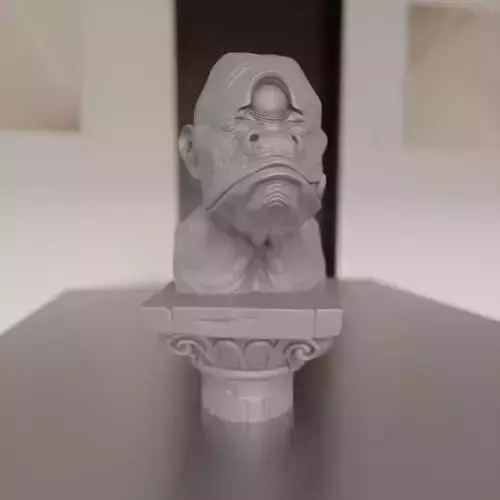 Cyclops bust 3D print model
