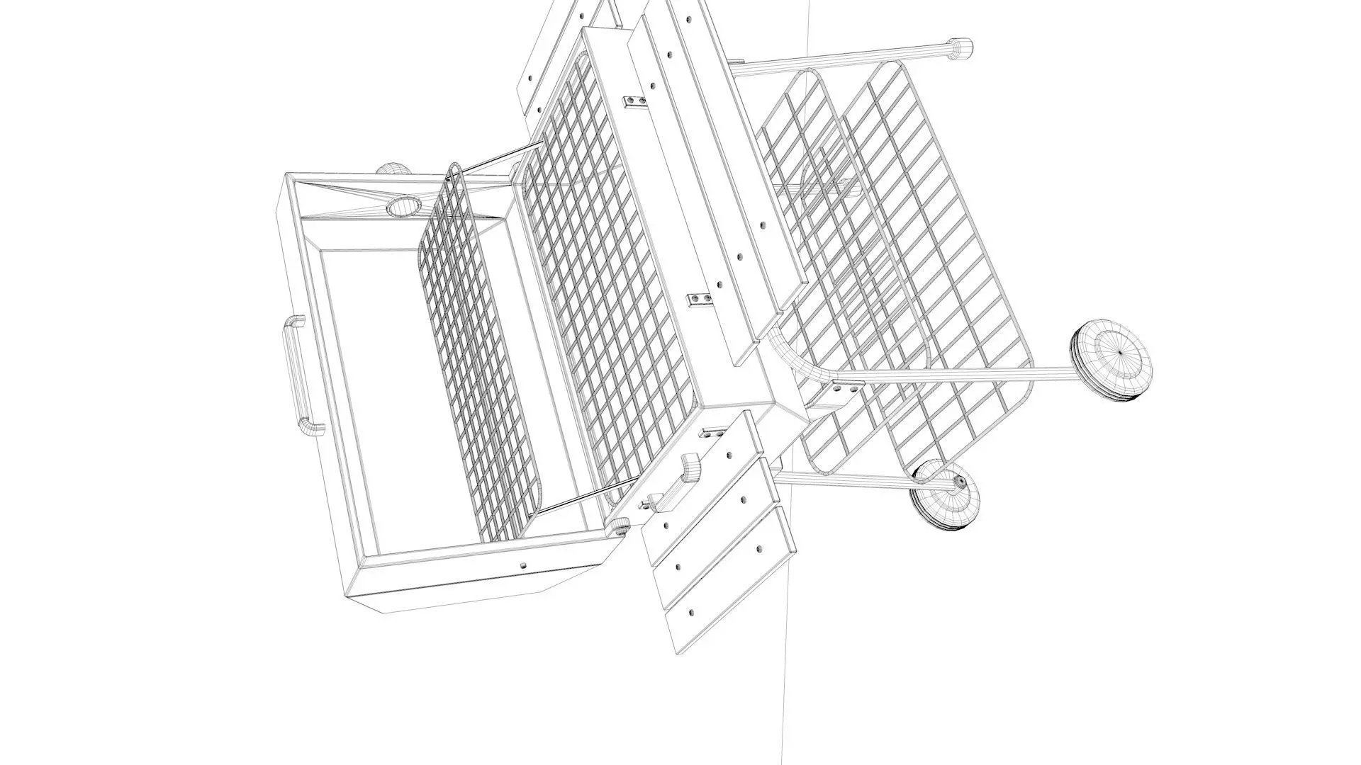 Barbecue grill  3D model_5