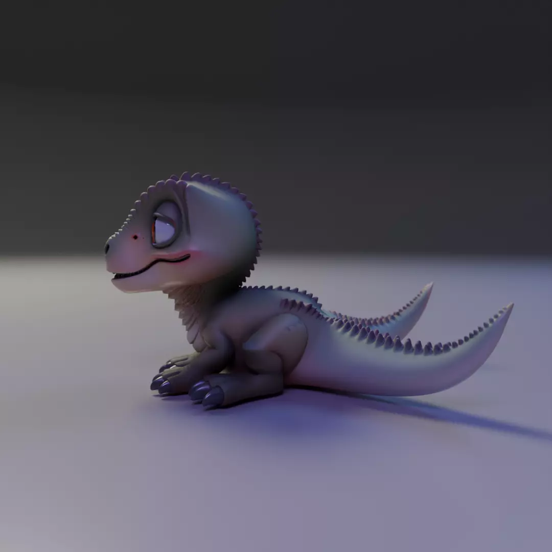 dinosaur 3D print model_3