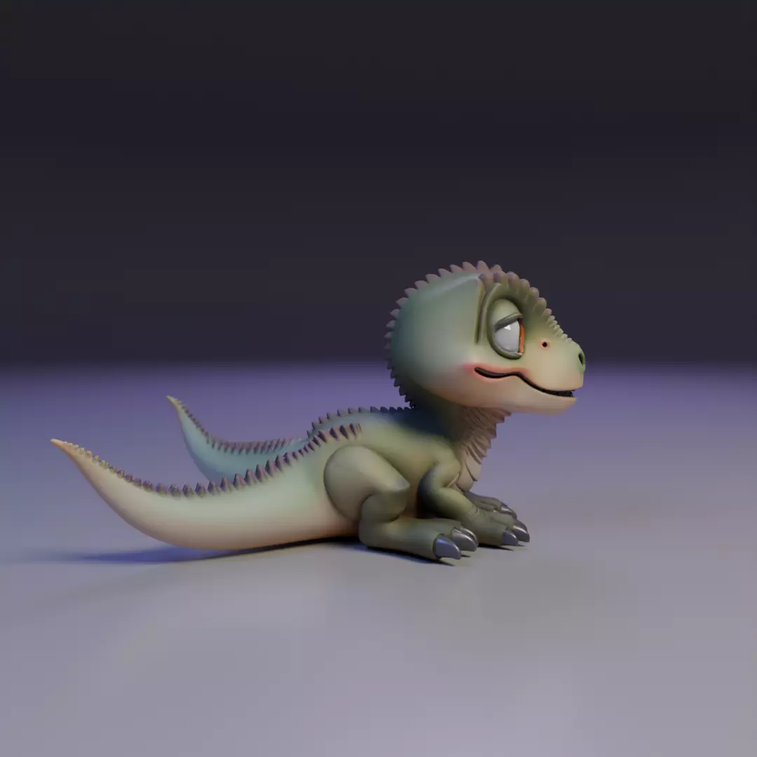 dinosaur 3D print model_1