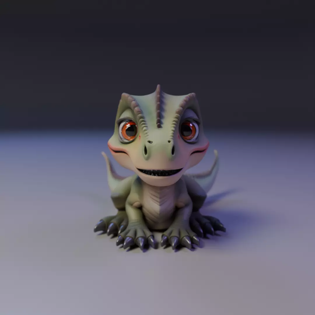 dinosaur 3D print model_15