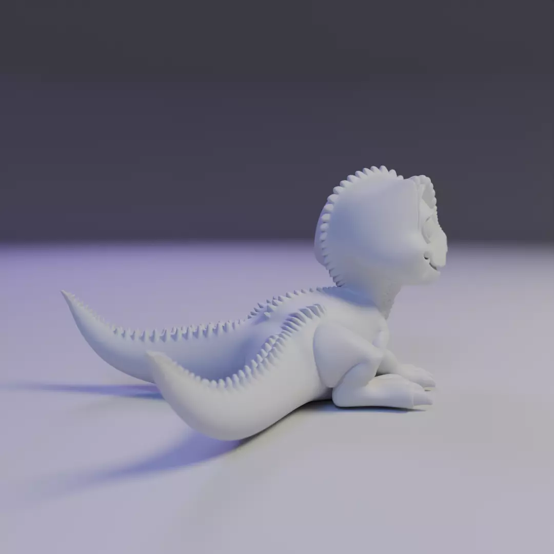 dinosaur 3D print model_14